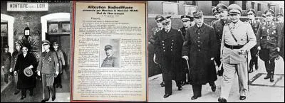 Le 30 octobre 1940 : 
A u cours d'un discours radiodiffusé, Pétain annonce qu'il engage son régime dans une politique de collaboration avec l'Allemagne nazie. Il prononça une phrase célèbre pour annoncer cette décision.
Quelle est-elle ?