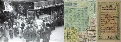 Le 17 septembre 1940 : 
Le régime de Vichy se voit obligé de mettre en place un système pour lutter contre la pénurie que subit la population française.
Quel est ce système ?