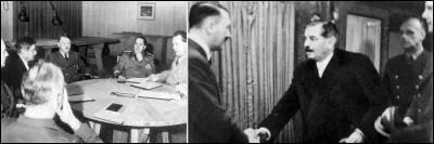 Le 22 octobre 1940 : 
Il est organisé à Montoire une réunion entre le « vainqueur » et le « perdant ». Cette réunion est faite grâce aux « bons rapports » entre deux hommes, l'ambassadeur d'Allemagne et le président du Conseil.
Quels sont les deux principaux protagonistes.