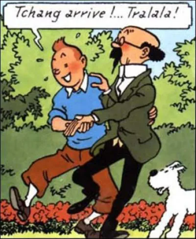 Au début de "Tintin au Tibet", Tchang annonce son départ pour Londres où il va rejoindre un parent de Mr Wang, son père adoptif. Quel est le lien de parenté entre ce parent et Mr Wang ?