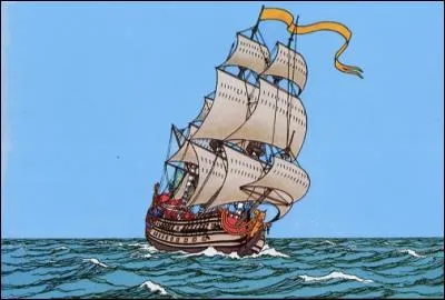 Que transportait principalement le vaisseau "La Licorne" avant l'attaque de Rackham le Rouge ?