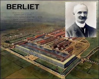 Marius Berliet, fondateur des automobiles puis des camions portant son nom, érige en 1916 son usine principale à...