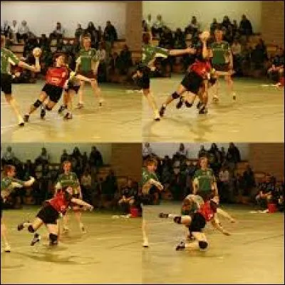 Comment est appelé ce tir au handball qui consiste à tirer tout droit en tombant ?