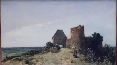 Qui a peint "Ruines du château de Rosemont" ?