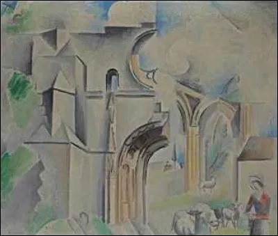 Qui a peint "Bergère dans les ruines" ?