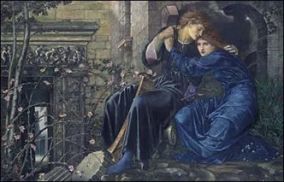 Qui a peint "Amour au milieu des ruines" ?