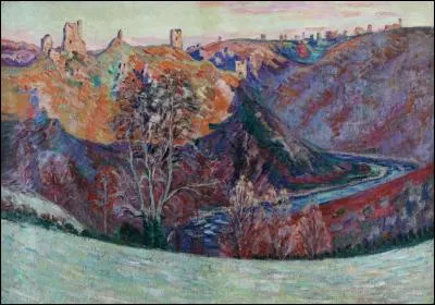 Qui a peint "Les ruines de Crozant" ?