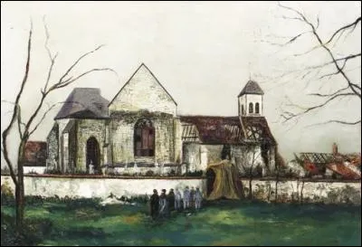 Qui a peint "Eglise en ruine" ?