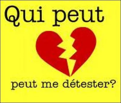 Comment diriez-vous "détester" en langage sms ?