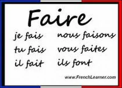 Comment diriez-vous "faire" en langage sms ?