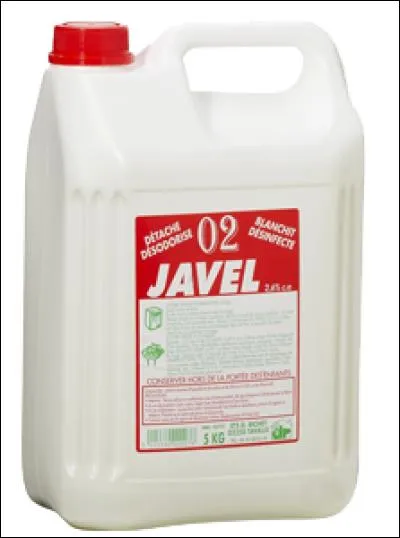 L'eau de javel :