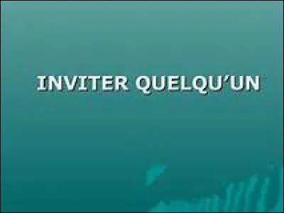 Comment diriez-vous "inviter" en langage sms ?