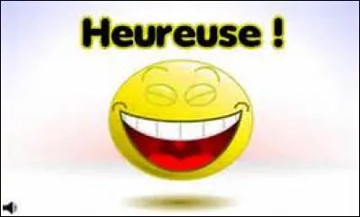 Comment diriez-vous "heureuse" en langage sms ?