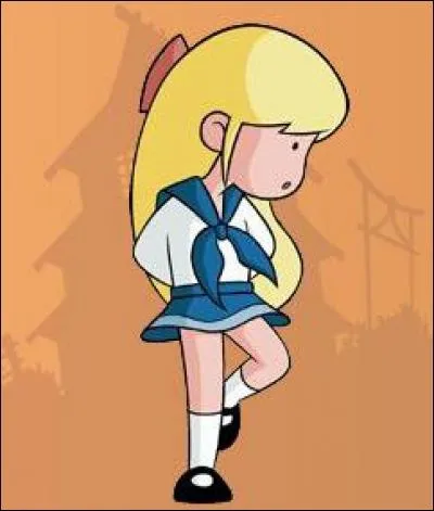 Qui est cette élève, beaucoup pré-occupée par sa beauté ?