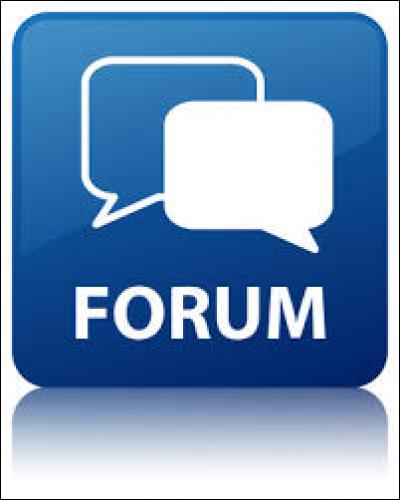 Dans la messagerie, il y a un filtre appelé "forum".