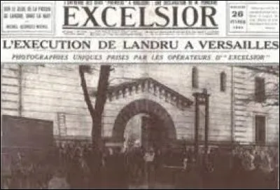 "L" comme "Landru". Cliquer sur le portrait de ce tristement célèbre tueur en série français, ayant sévi au début du XXe siècle :