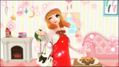 Comment s'appelle le personnage de La Nouvelle Maison du style 2, avec une robe rouge et un bonnet blanc, et qui est blonde ?