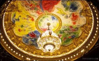 Qui peignit le plafond de l'Opéra de Paris à l'âge de 77 ans ?