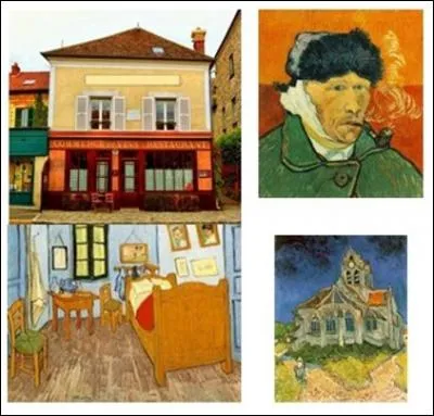 Comment s'appelle l'hôtel à Auvers-sur-Oise où logeait Vincent Willem Van Gogh ? 
(30/03/1853-29/07/1890)