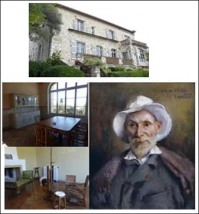 Comment s'appelle la maison de Pierre Auguste Renoir ?
(25/02/1841-03/12/1919)