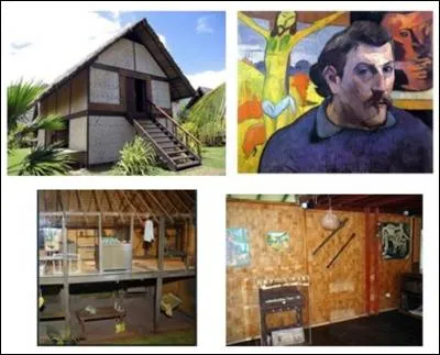 Paul Gauguin (07/06/1848-08/05/1903). Comment a-t-il appelé cette maison, atelier à l'origine construite sur pilotis à Atuona ?