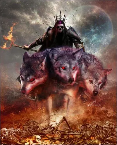 Cerbère, monstre de la mythologie en faisait le gardien des Enfers; de qui est-il le fils ?