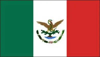 Sur le drapeau du Mexique, on voit un aigle avec un serpent dans son bec posé sur un cactus.