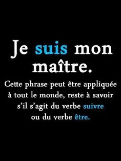 Verbe "être" conjugué : est !