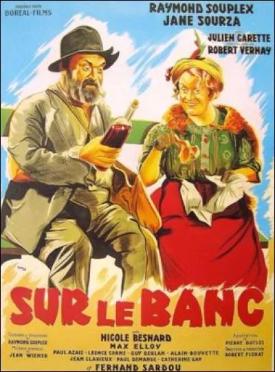 Très pratique pour s'asseoir : banc !