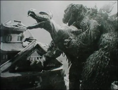 Photo amusante d'un film de la série Godzilla, car elle peut être interprétée de façon... ?