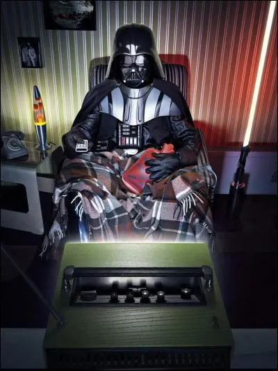 Eh oui, les héros, mêmes les très méchants, vieillissent aussi ! Comme ici, le fameux « méchant » repenti de la saga Starwars... ?