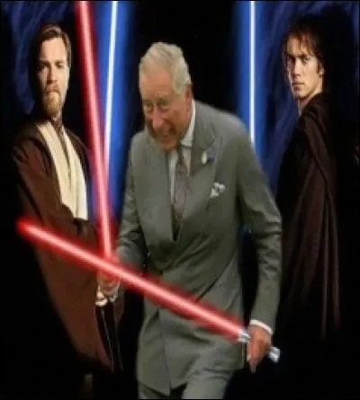 Aïe, voilà qu'on a collé au futur Roi d'Angleterre des sabres lasers rouges ! Ce qui signifie... ?