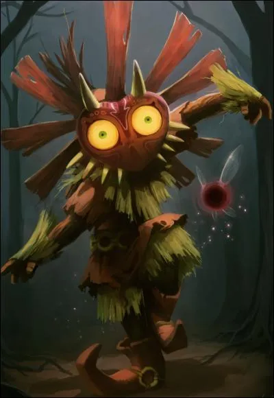 Où se trouve Skull kid au début du jeu ?