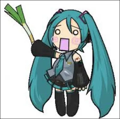Qui est ce petit personnage qui ressemble à Miku Hatsune ?