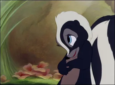 Comment s'appelle l'amie de Bambi, la moufette ?