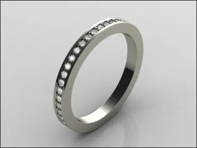 Voici une bague, petit cercle bien sûr, qu'on porte selon les pays, à l'annulaire gauche, ou droit. Cette bague est dénommée... ?