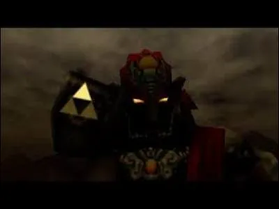 Quand la Triforce s'est brisée, Ganondorf a récupéré la Triforce :