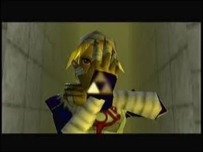 Quand la Triforce s'est brisée, Sheik a récupéré la Triforce :