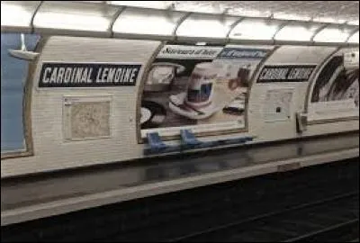 La station Cardinal Lemoine est desservie par :