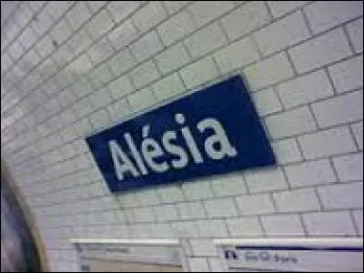 La station Alésia est desservie par :