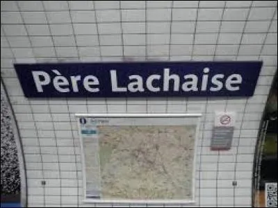 La station Père Lachaise est desservie par :