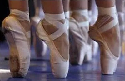 En danse, lorsqu'on se dresse sur ses pointes, cela signifie que l'on est ...