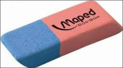 Ooops, j'ai tracé un triangle rectangle au crayon de bois, je me suis trompé dans mes mesures. Avec quoi vais-je bien pouvoir l'effacer ?