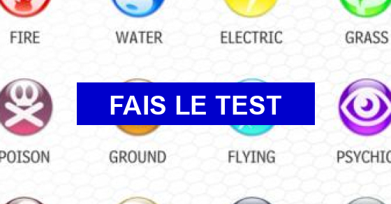 Test de personnalité Quel type de Pokémon es-tu ? (1)