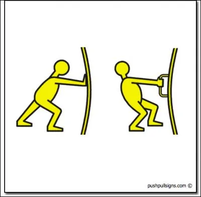 Le designer de logos Alastair Cook a gagné le concours de pictogramme Push-pull. Voici son dessin, allez sans réfléchir, c'est... ?