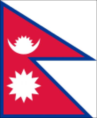 Quelle est la particularité du drapeau népalais ?