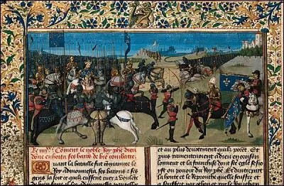 En 1214, la victoire du roi sur une coalition de ses ennemis autour de l'empereur germanique est célébrée comme la première victoire de la nation française. De quelle bataille s'agit-il ?