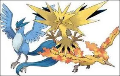 Comment s'appelle le trio des oiseaux légendaires ?