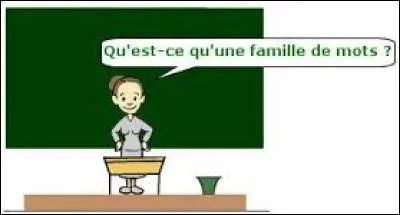 Qui donne naissance à toute une famille de mots ?