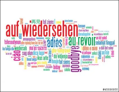 Je vous dis "Au revoir" donc...